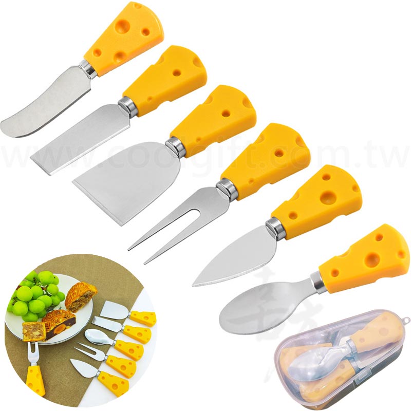 奶酪不鏽鋼刀具6件組