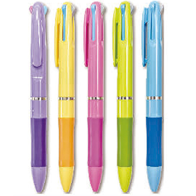 彩色筆管三色筆