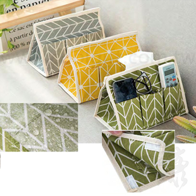 自然棉麻三角紙巾收納盒