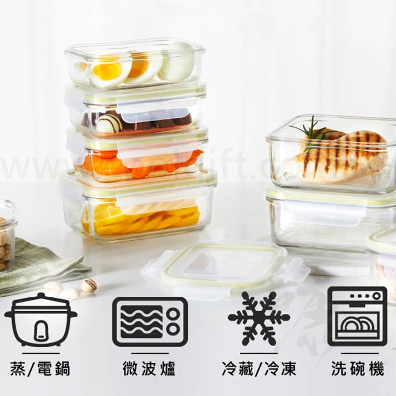 韓國Glasslock強化玻璃保鮮盒提袋組