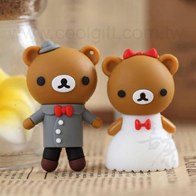 婚禮小熊隨身碟