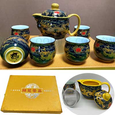 金龍陶瓷茶具組