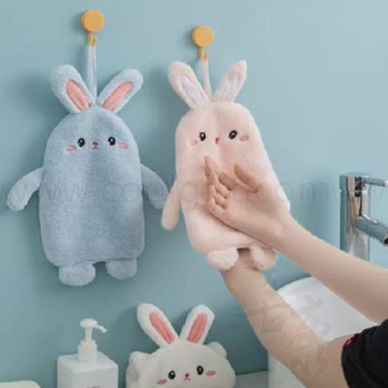 兔造型擦手巾