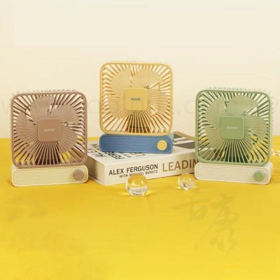 KINYO復古靜音充電風扇