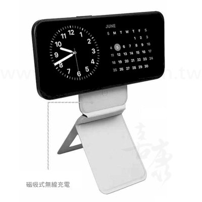 磁吸皮革卡套三角支架