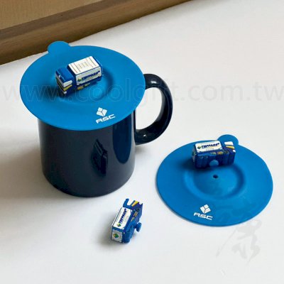 客製3D公仔矽膠防塵杯蓋