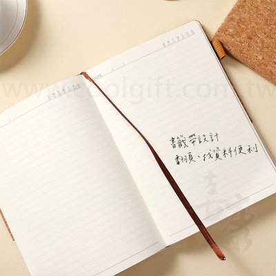環保軟木紋筆記本