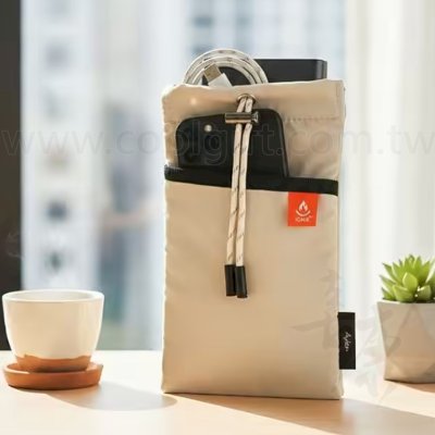 雙層防焰束口袋