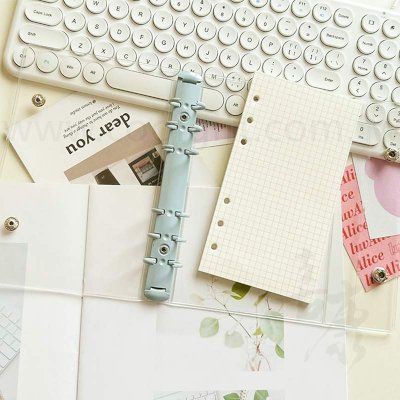 透明活頁隨身記事本