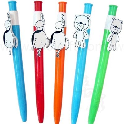 客製Q版造型筆夾原子筆