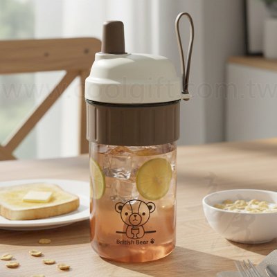 英國熊QQ吸管隨身杯