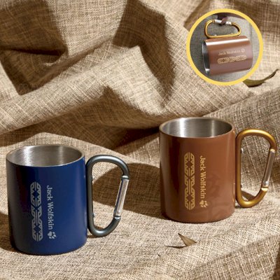 飛狼旅羈不鏽鋼掛扣對杯組