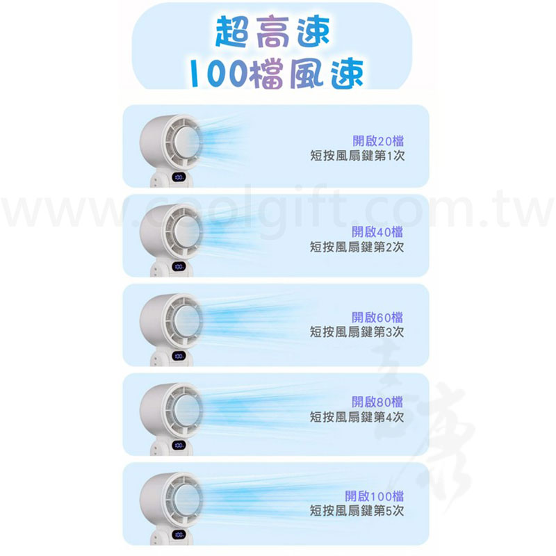 高速百檔製冷折疊風扇