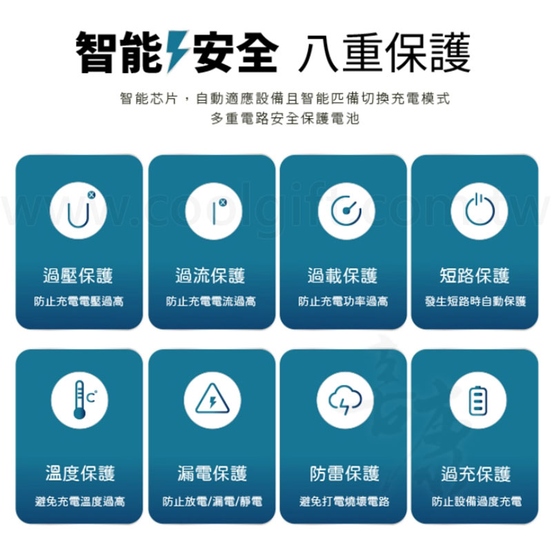 自帶線行動電源(10000mah)