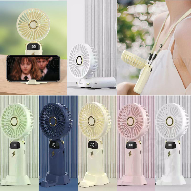 隨身手持手機架風扇