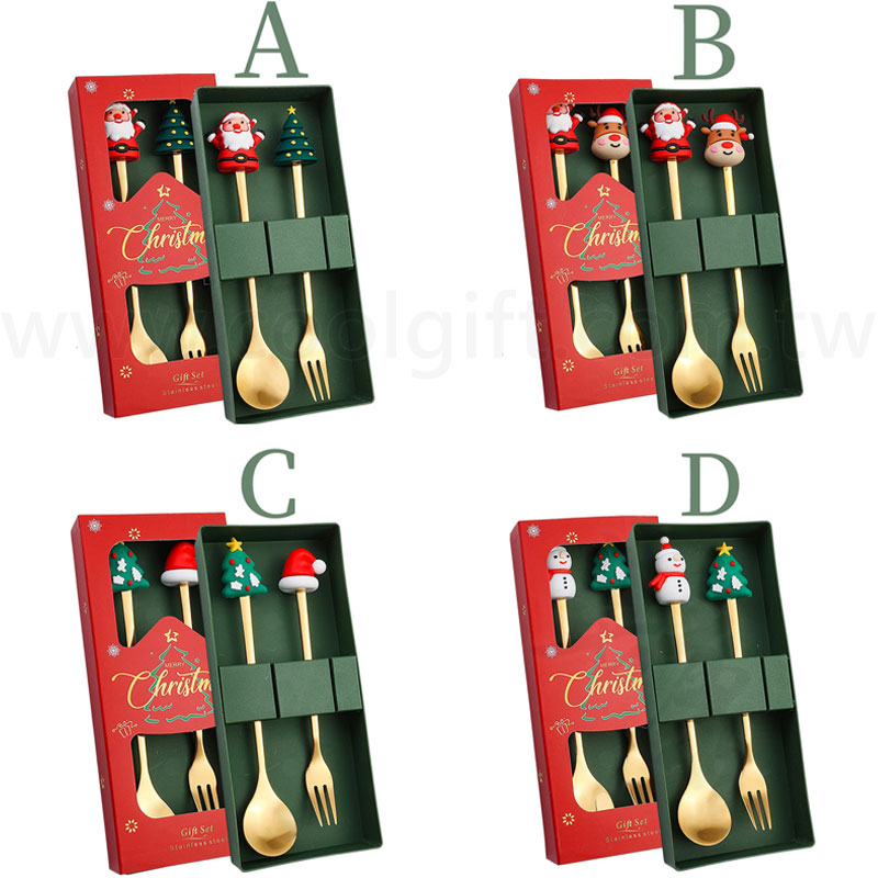 聖誕餐具兩件組