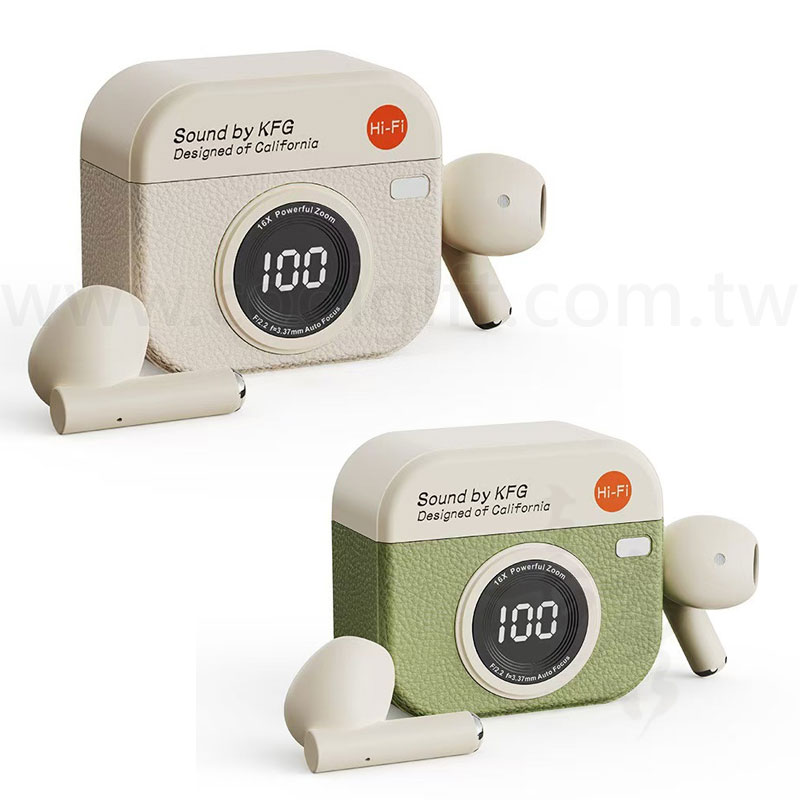 相機造型藍牙耳機