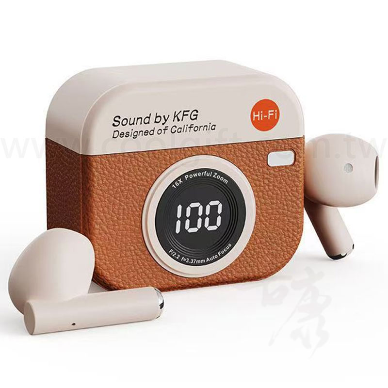 相機造型藍牙耳機