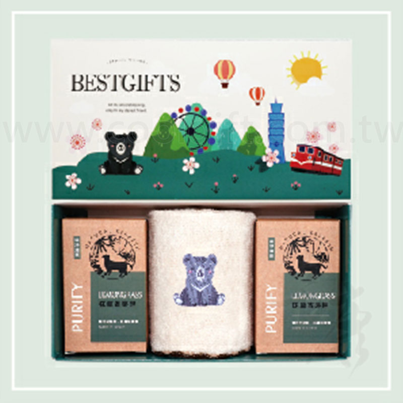 美好台灣時光皂巾組