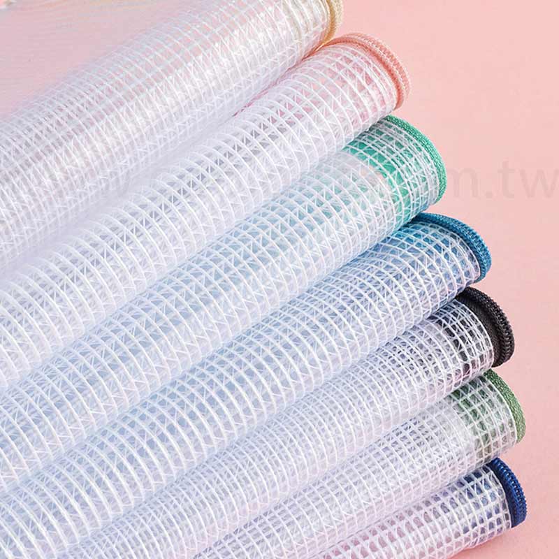 莫蘭迪名片夾網格拉鏈袋