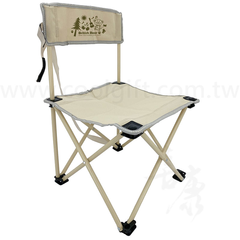 英國熊透氣可揹式折疊椅