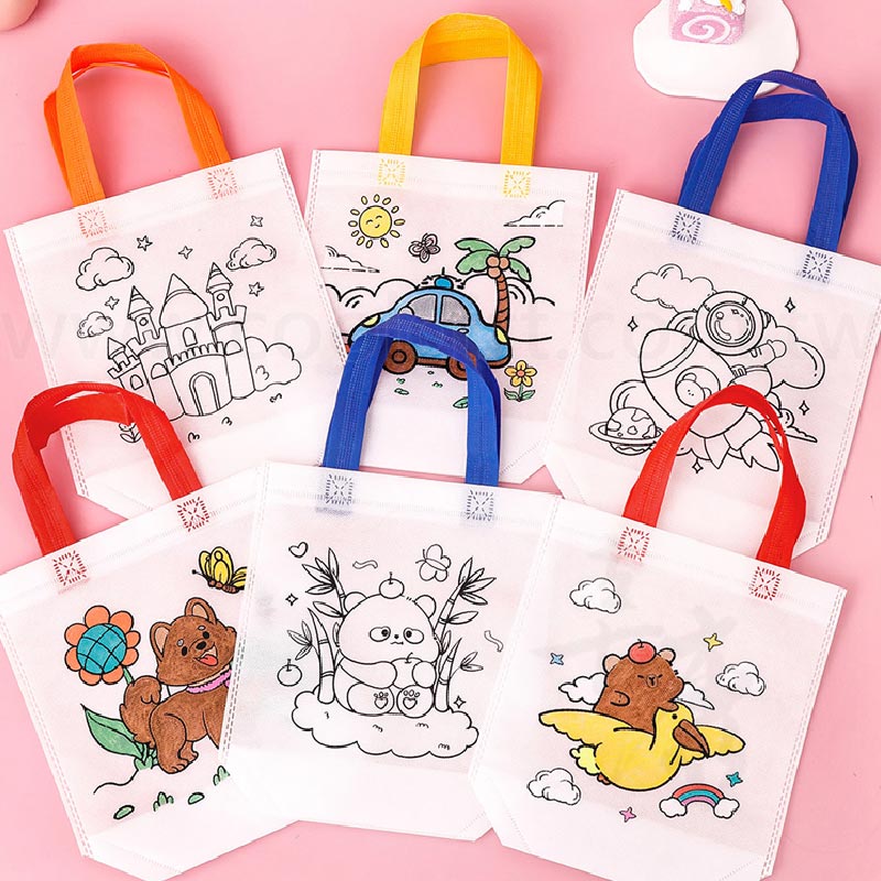 彩繪DIY提袋附色筆