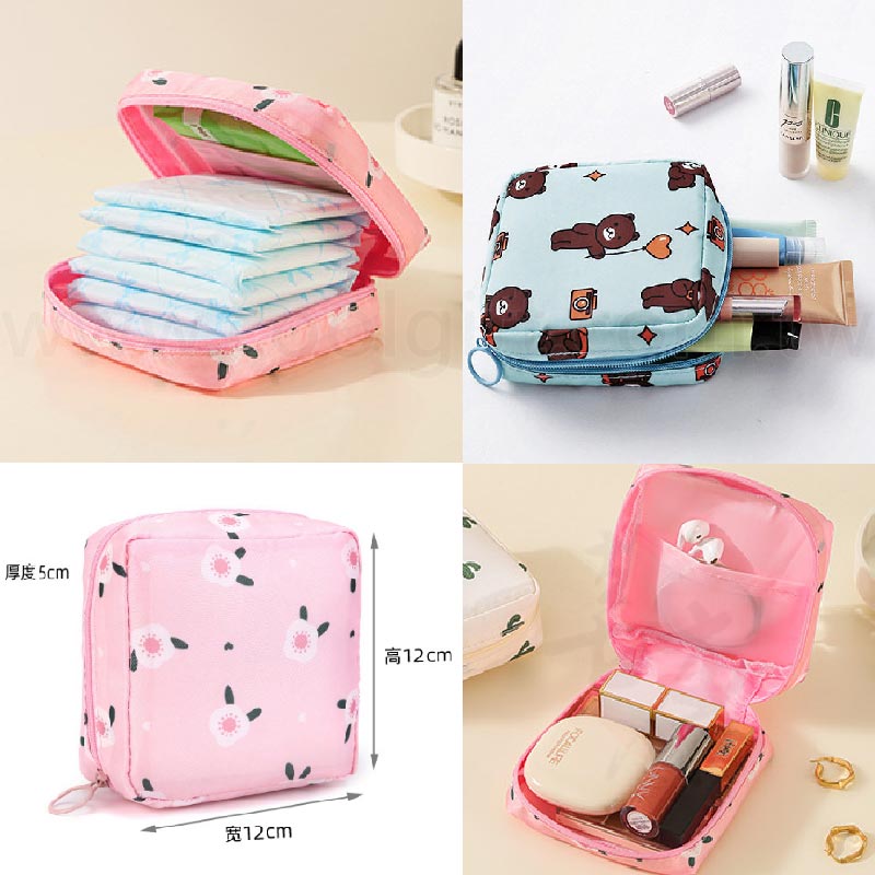 可當衛生棉收納包或化妝包使用