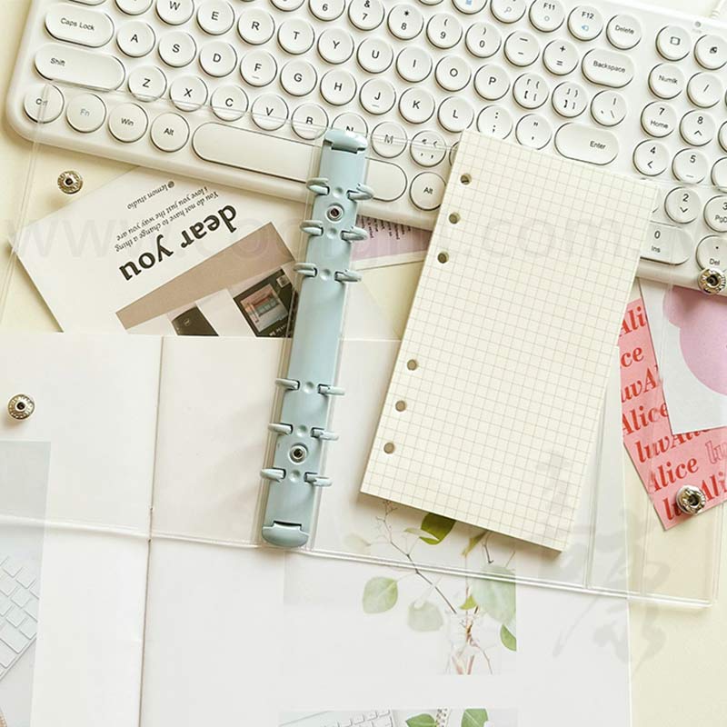 透明活頁隨身記事本