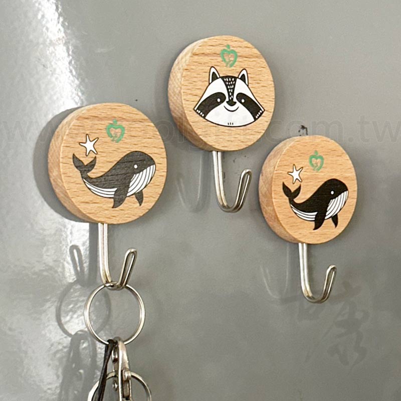 客製木質掛勾磁鐵
