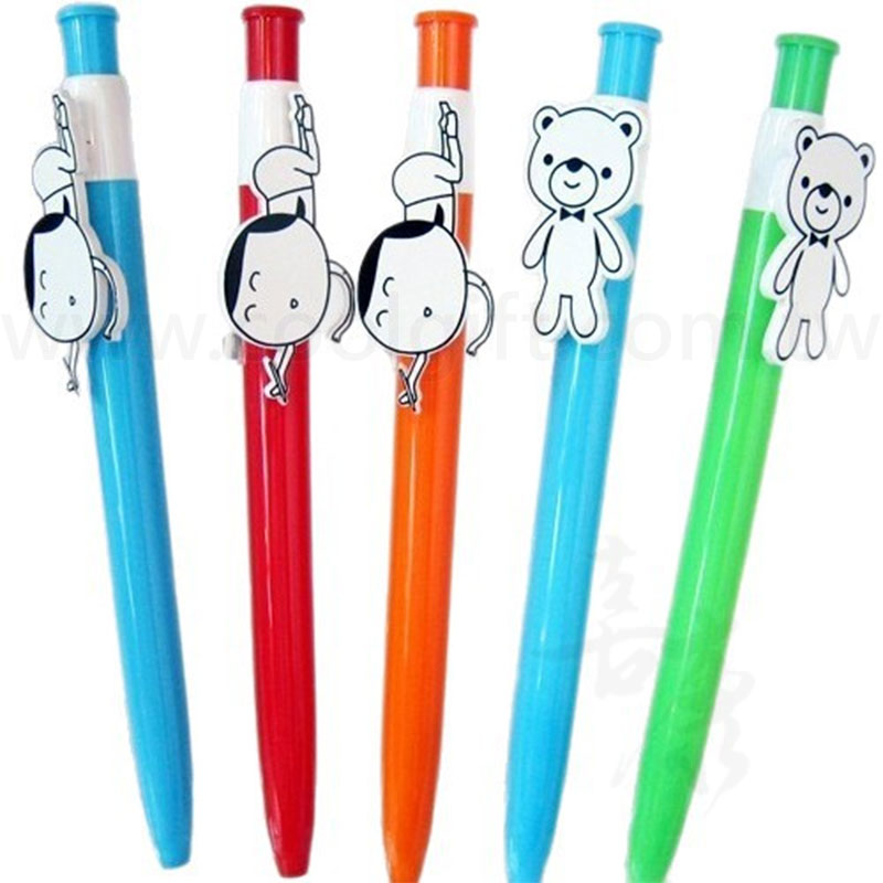 客製Q版造型筆夾原子筆