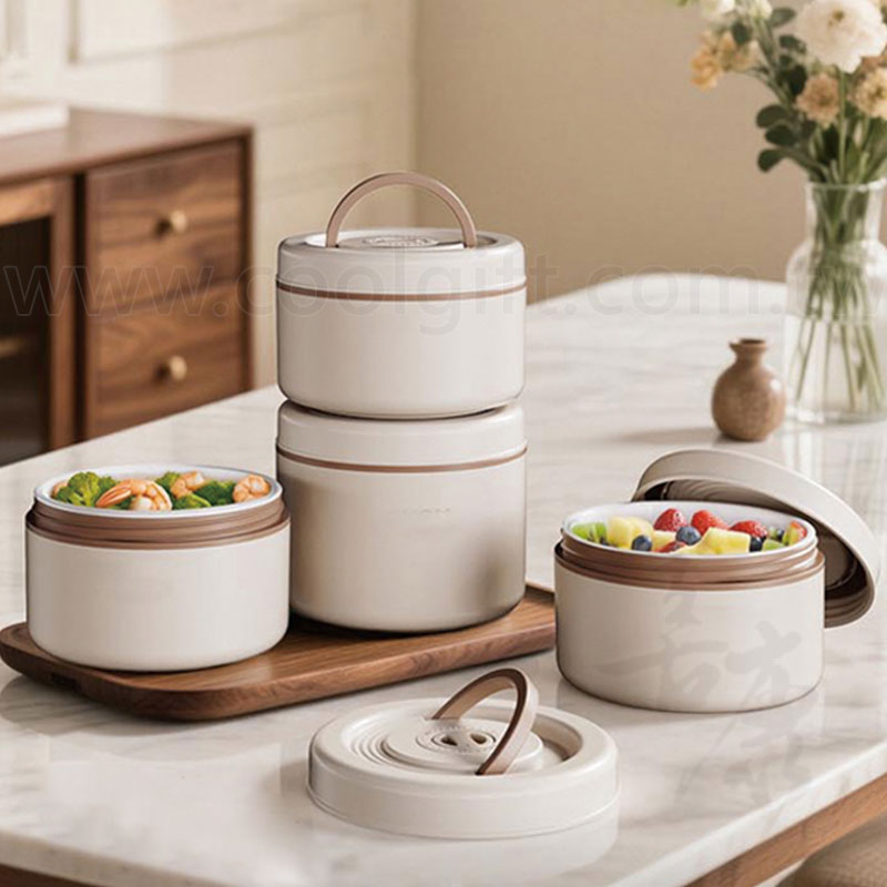 陶瓷可微波保鮮盒組