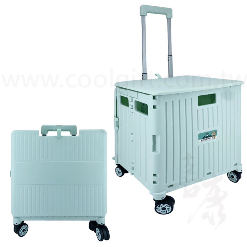 英國熊滑蓋摺疊購物推車