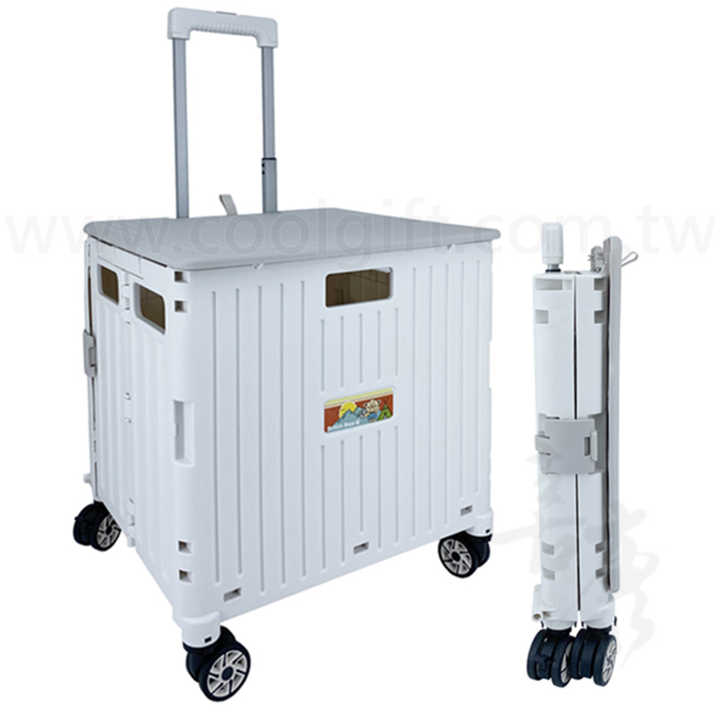 英國熊滑蓋摺疊購物推車