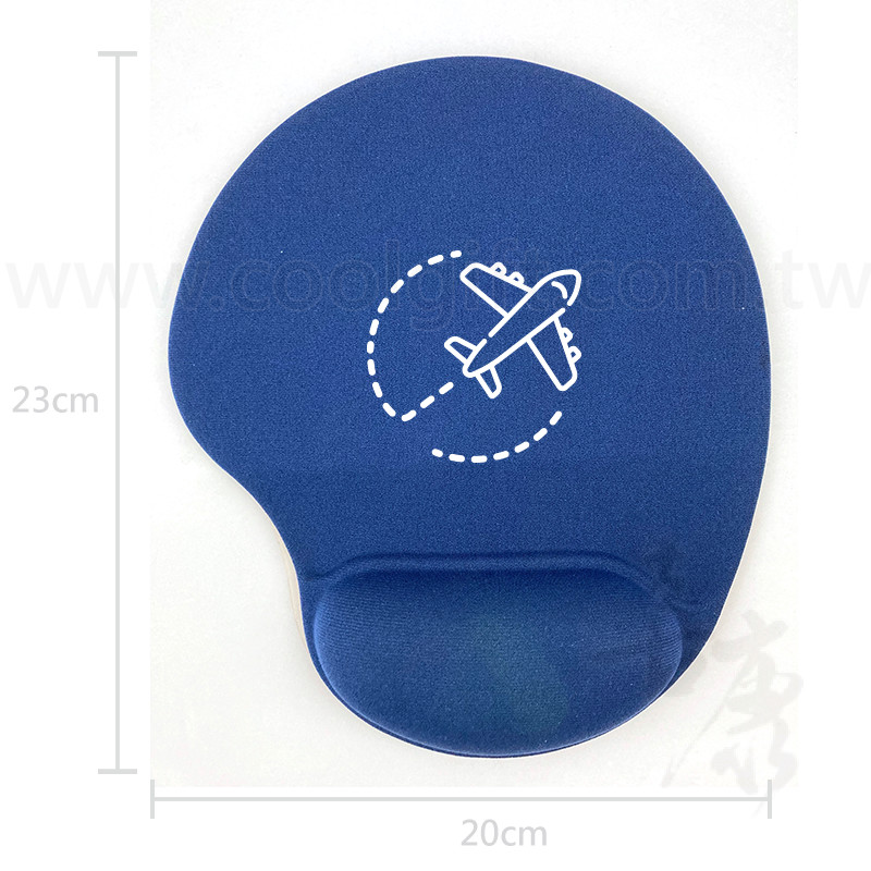 素色網印護腕滑鼠墊