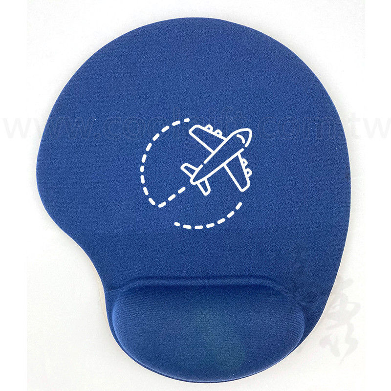 素色網印護腕滑鼠墊