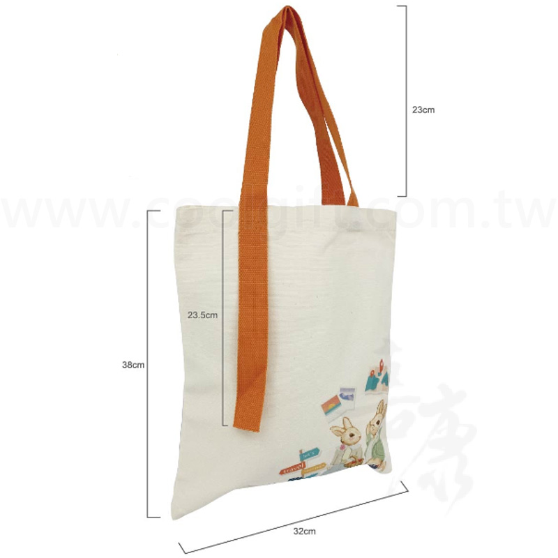 安妮兔帆布飄帶手提袋