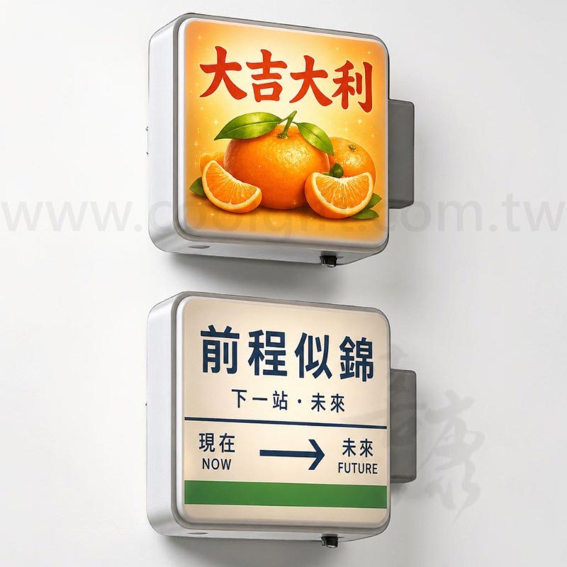 懷舊廣告磁吸小燈箱