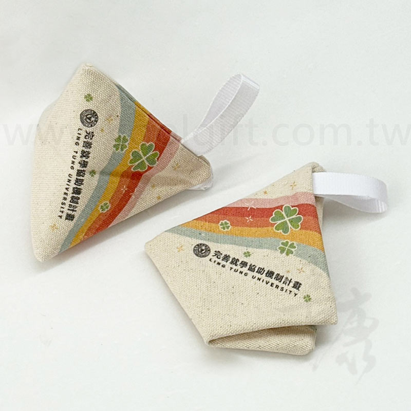 客製帆布粽型零錢包